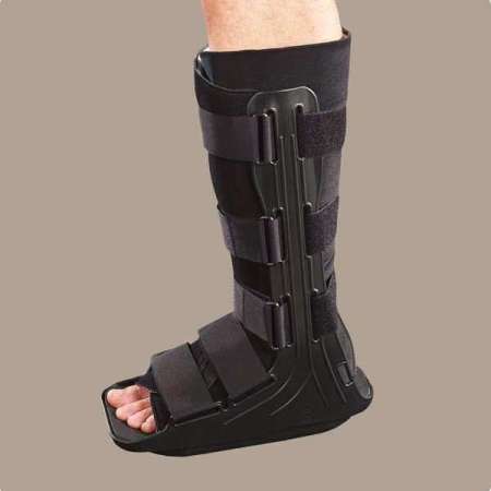 Tutore a stivaletto tipo Walker aperto sul tallone